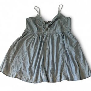 Old Navy Blue Mini Dress Sleeveless Empire Waist